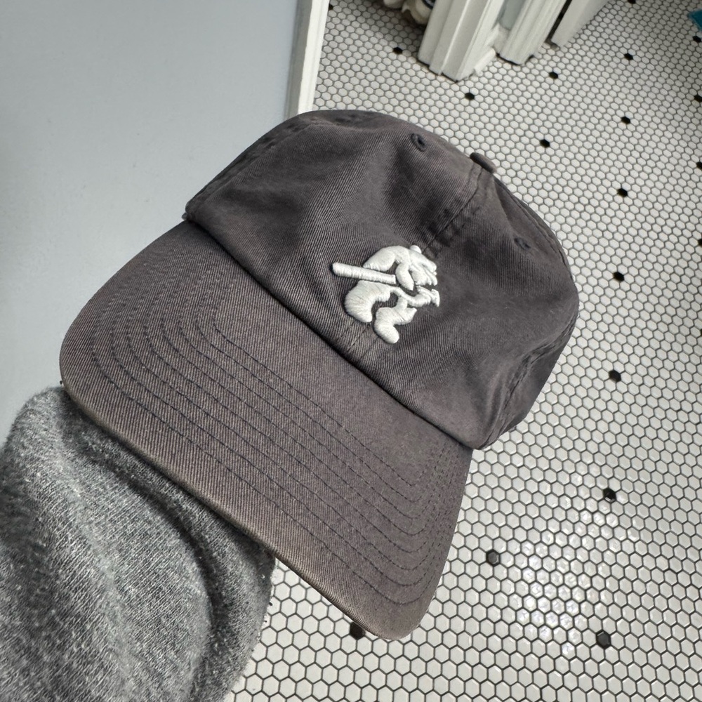 Nineteen 47 cubs Gray fitted Baseball Cap with Embroidered Logo size medium